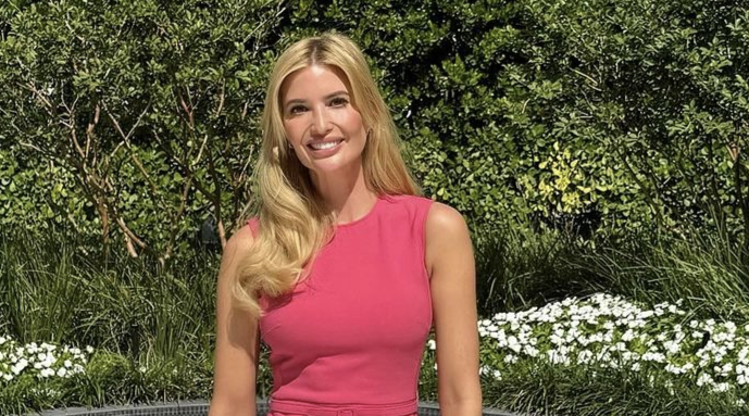 Ivanka Trump Posts Picture in Pink Dress For Spring 2024