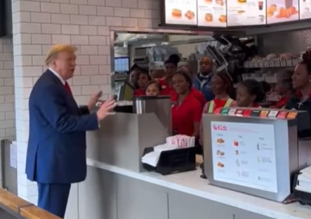 Trump Buys 30 Milkshakes At Chick-Fil-A For Black Supporters