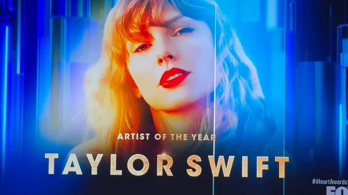Taylor Swift Wins iHeart Artist of The Year